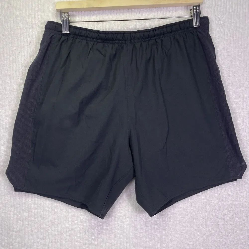 Outdoor Voices Black Lined Elastic Waist Running Athletic Shorts Size Large